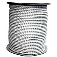 CABO Bağlama Halatı-Üç Kollu,Polyester, Beyaz, Diam.12M