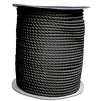 CABO Bağlama Halatı-Üç Kollu,Polyester, Siyah, Diam.12M