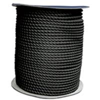 CABO Bağlama Halatı-Üç Kollu,Polyester, Siyah, Diam.14M