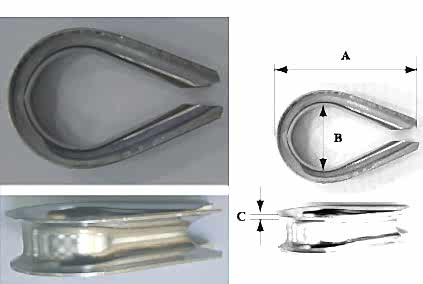 THIMBLE INOX, 5MM