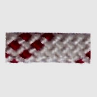 SEYİR HALATLARI, "Halyard", Çap. 3mm, beyaz üzerine kırmızı örgü