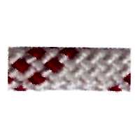 SEYİR HALATLARI, "Halyard", Çap. 10mm, beyaz üzerine kırmızı örgü