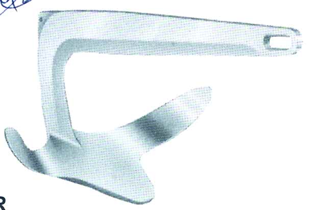Çapa, bruce tip, inox 316 paslanmaz, 2kg