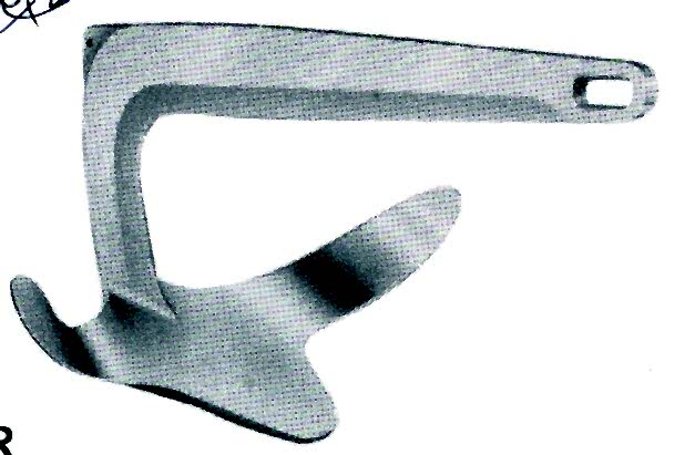 Çapa, bruce tip, inox 316 paslanmaz, 7,5kg