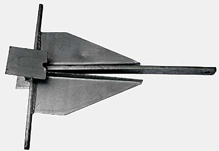 GALVANİZLİ ÇAPA - DANFORT TİP, 14 KG