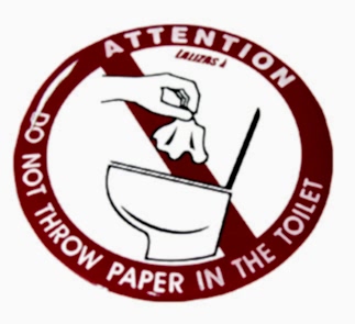 Silikon Etiket 80Mm No Paper İn The Toilet