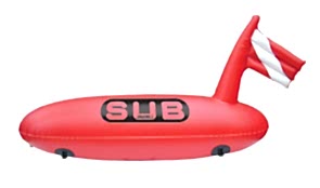 Dalış Şamandırası-Torpedo"Safe Dıve Çap28Cm L88Cm