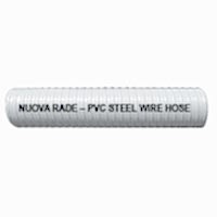 Sıvı Atık-Su Transfer Hortumu , PVC, Beyaz, Çelik Telle Güçlendirilmiş Ø15mm, 5/8''