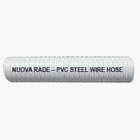 Sıvı Atık-Su Transfer Hortumu , PVC,&nbsp; Beyaz, Çelik Telle Güçlendirilmiş Ø38mm, 1 1/2''