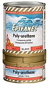 EPIFANES  Poly-urethane Clear Gloss, 2 Components & UV Filter, 750gr