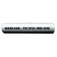 Sıvı Atık-Su Transfer Hortumu , PVC, Beyaz, Çelik Telle Güçlendirilmiş Ø19mm, 3/4''