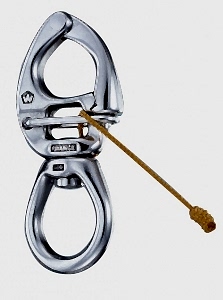 Wichard büyük kulplu hızlı açılan snap shackle.