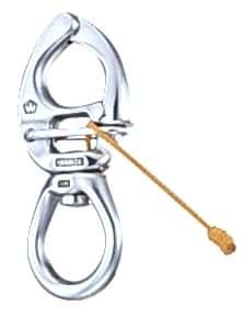 Wichard büyük kulplu hızlı açılan snap shackle.