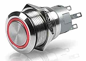Hella Marine paslanmaz çelik, ledli switch.