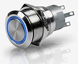 Hella Marine paslanmaz çelik, ledli switch.
