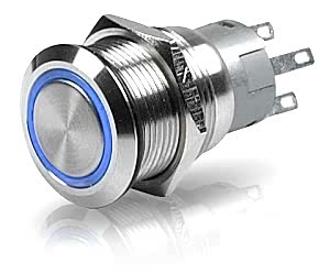 Hella Marine paslanmaz çelik, ledli switch.