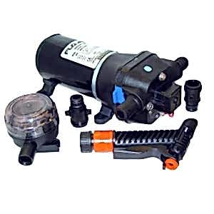 Flojet Quad II otomatik yüksek performanslı güverte yıkama pompası