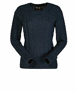 Musto Adams Crew Neck Cable Kazak