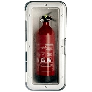 YANGIN SÖNDÜRÜCÜ YUVASI 2KG İÇİN ŞEFFAF KAPAKLI