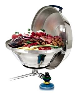 Magma Marine Kettle® gazlı ocak/mangal kombinasyonu
