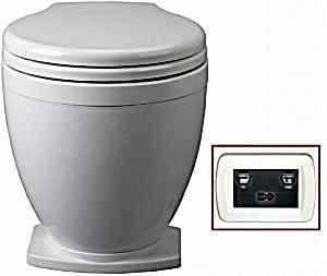 Jabsco Lite Flush elektrikli marin tuvalet