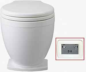 Jabsco Lite Flush elektrikli marin tuvalet