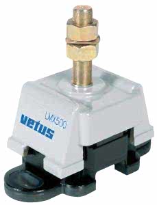 Vetus esnek motor takozu. Tip LMX.