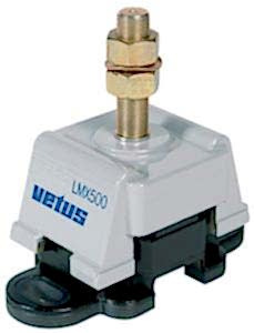 Vetus esnek motor takozu. Tip LMX.