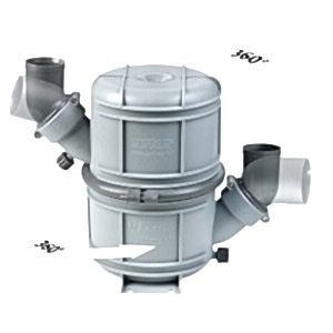 Waterlock. 75 mm iç çaplı egzoz hortumlarına uygundur. Su kapasitesi 10 litre'dir.