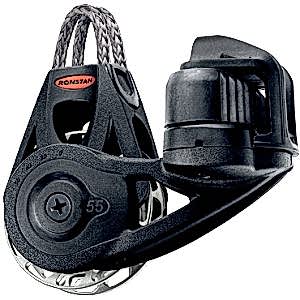 Ronstan 55 serisi Orbit vitesli makara. Tekli, ayarlanabilir cemkilitli, otomatik.