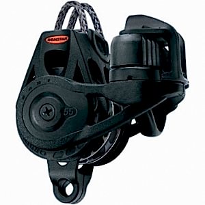 Ronstan 55 serisi Orbit vitesli makara. Üçlü, ayarlanabilir cemkilitli, kuyruklu, otomatik.