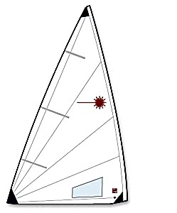 Laser radial yelken